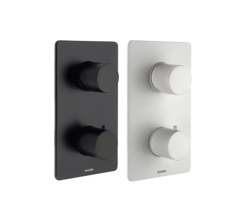 Наружная часть термостата Bossini TEO черный матовый Z00002.073