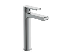 Смеситель для раковины Cersanit Brasko высокий однорычажный с донным клапаном 63024