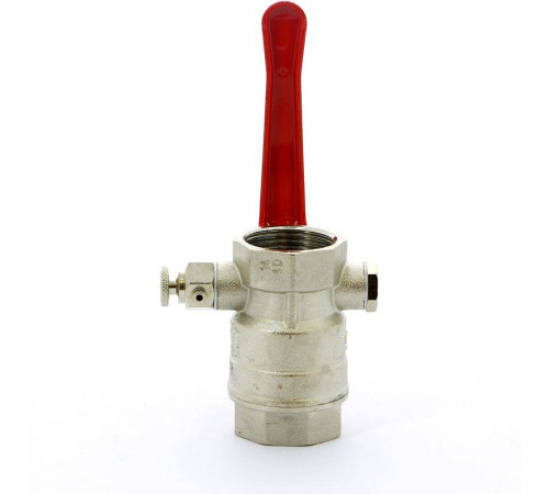 Кран шаровой Itap Ideal ВВ с заглушкой и дренажным вентилем рычаг 1 1150100