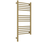 Полотенцесушитель электрический Сунержа Богема 3.1 прямая 40х80 см левое подключение золотой шёлк матовый 32-6004-8040