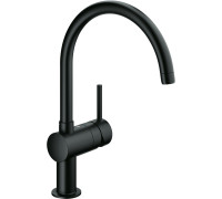 Смеситель для кухонной мойки GROHE Minta с C-изливом черный бархат 32917KS0