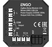 Модульное реле ENGO Controls EREL1ZB12A ZigBee 12 А сухой контакт EREL1ZB12A