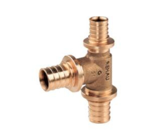 Тройник REHAU RAUTITAN 32-25-32 бронза RX+ 14570663001