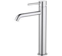 Смеситель для раковины высокий Aquanet Europa 215 мм без донного клапана хром AQ1304CR