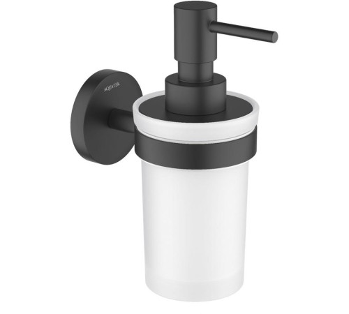 Дозатор для жидкого мыла Aquanet Европа матовый черный AQ4105MB