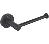 Бумагодержатель Aquanet Европа матовый черный AQ4108MB