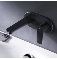 Смеситель для раковины встраиваемый AM.PM Gem матовый черный F90A72222