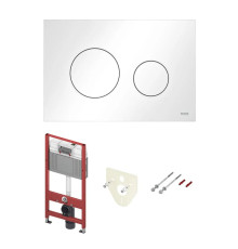 Комплект инсталляции TECE TECEbase 3.0 с панелью TECEloop белый глянцевый N500920