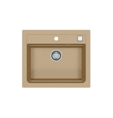 Мойка кухонная Alveus ATROX 30 Granital Beige G55 590x500 мм с сифоном 1131994/1132823