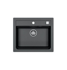 Мойка кухонная Alveus ATROX 30 Granital Carbon G91 590x500 мм с сифоном 1131996/1132823
