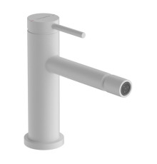 Смеситель для биде Hansgrohe Tecturis S со сливным гарнитуром матовый белый 73201700