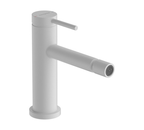 Смеситель для биде Hansgrohe Tecturis S со сливным гарнитуром матовый белый 73201700