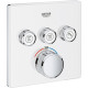 Термостат для душа GROHE Grohtherm SmartControl внешняя часть на 3 выхода белая луна 29157LS0