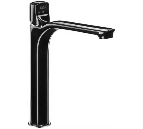 Смеситель для раковины Bravat MYRA 230 без донного клапана черный хром 104508984EX