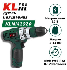 Аккумуляторная дрель-шуруповерт KLPRO KLNM 12 В 22 Нм KLNM