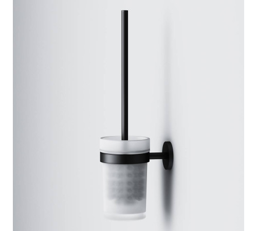 Стойка с ершиком для туалета AM.PM X-Joy черная A85A33322
