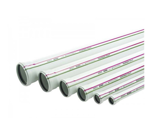 Труба канализационная REHAU Raupiano Plus 50x2000 мм с раструбом 11201411001