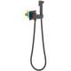 Комплект для гигиенического душа встроенный Aquanet Lira смеситель, лейка, шланг, матовый черный AQ1025MB