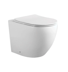 Унитаз приставной безободковый Splendy Light Tornado 36x56x41 см белый SLT003