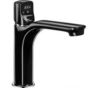 Смеситель для раковины Bravat MYRA 130 без донного клапана черный хром 104508986EX