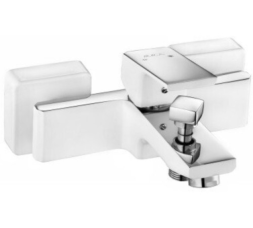 Смеситель для ванны Bravat TIERA белый хром 104802469EX