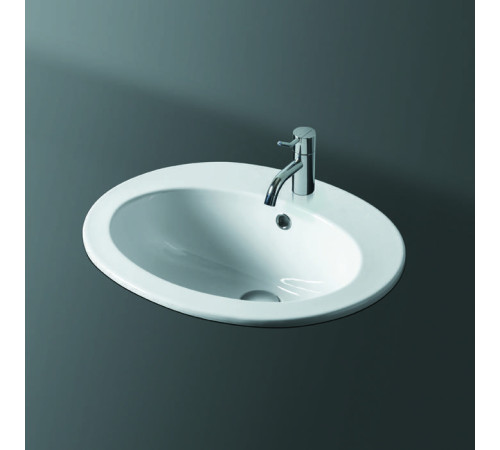 Раковина Simas Top e lavabi darredo 53.5x45 см 1 отв. белый S52bi