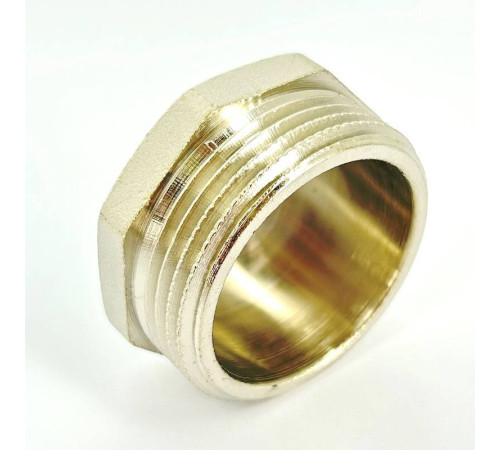 Заглушка LD Pride латунная никелированная 1 1/4 наружная резьба LD.67.505.32