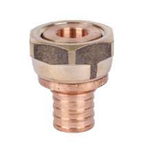 Переходник с накидной гайкой REHAU RAUTITAN RX 32-G 1 1/4 бронза 14563423001