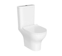 Унитаз-компакт VitrA Zentrum Open-back с тонким сиденьем микролифт 9012B003-7209