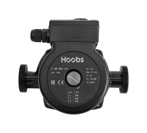 Насос циркуляционный Hoobs CT 25-120S 180 мм 270 Вт с гайками 08104H
