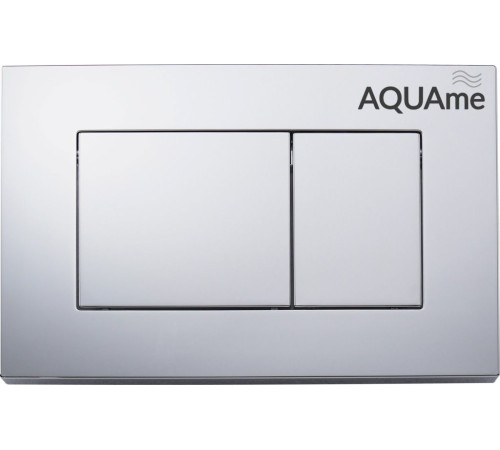 Панель смыва AQUAme пластик хром AQM4102CR