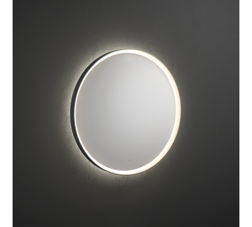 Зеркало с сенсорной подсветкой Burgbad Mya D90 см металлик SIDG090