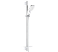 Душевой гарнитур GROHE Rainshower SmartActive Cube 130 III штанга 900 мм белая луна 26587LS0