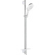 Душевой гарнитур GROHE Rainshower SmartActive 150 штанга 900 мм шланг 1750 мм белая луна 26594LS0