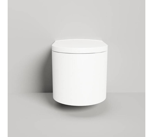 Унитаз подвесной Salini Gemelli 53х41х42 см S-Stone белый сиденье микролифт 240121KM