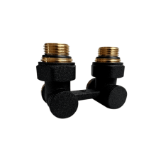 Узел нижнего подключения КЗТО PREMIUM угловой 1/2 x 3/4 EK УНПУRALTP26X-M215249005 RAL 9005