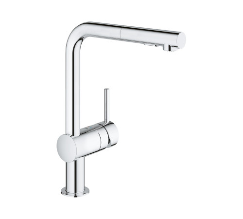 Смеситель для кухни GROHE Minta L-излив с выдвижной лейкой хром 30274000
