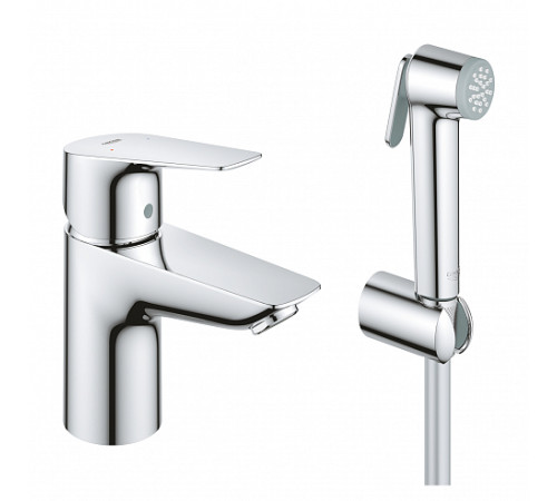 Смеситель для раковины GROHE BauEdge с гигиеническим душем хром 23757001