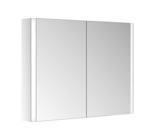 Зеркальный шкаф Keuco Somaris 100x71x12.8 см 2-дверный IP 44 с обогревом 14503002101