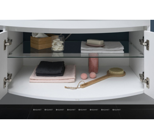 Тумба под раковину Aquanet Опера 2-115 правая распашные двери белый 00169654