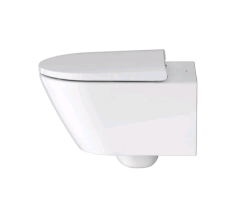 Унитаз подвесной Duravit D-Neo Rimless 370х540 мм белый матовый 2577092600