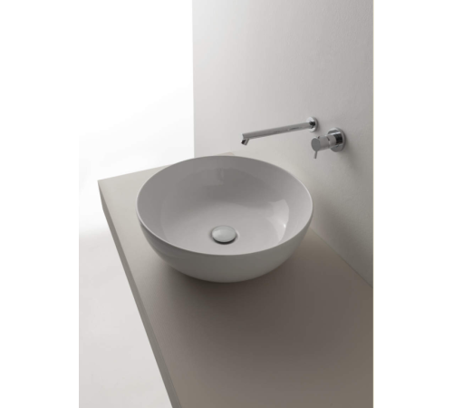 Раковина-чаша Globo T-Edge 45х16 см на столешницу белый B6T45.BI/FI024BI