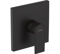 Комплект смесителя для душа Hansgrohe Vernis Shape скрытого монтажа матовый черный (71668670 + 01800180) 71668670S