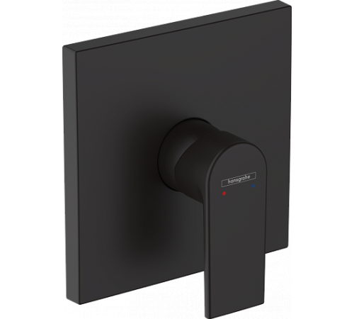 Комплект смесителя для душа Hansgrohe Vernis Shape скрытого монтажа матовый черный (71668670 + 01800180) 71668670S