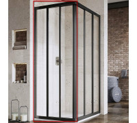 Душевая дверь RAVAK Supernova ASRV3-90 198 черный Transparent 15V703R2Z1