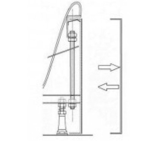 Крепление панели Ravak Sabina 80 B2E000001N