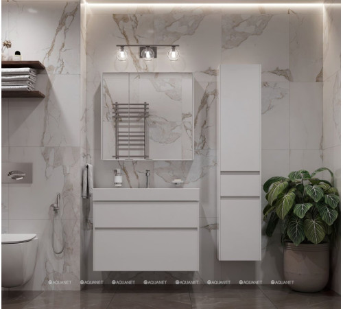 Зеркало Aquanet Латина 80 белый 00179635