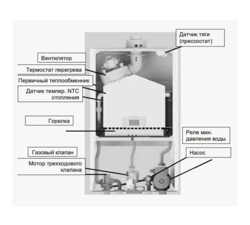 Газовый настенный котел Baxi ECO Life 1.24F 24 кВт одноконтурный 7814105