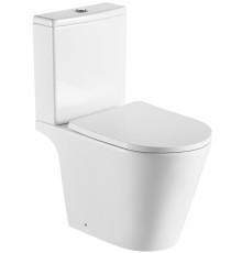 Унитаз напольный безободковый Aquanet Бетта с бачком 640х365х790 мм сиденье микролифт AQ1363B-00