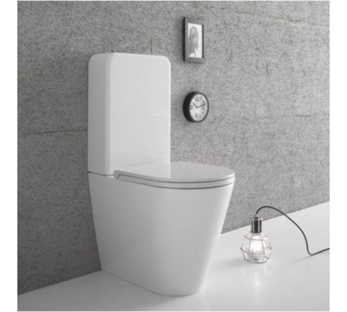 Унитаз-моноблок Globo Forty3 58х36 см белый FO008.BI/BA016/FO003.BI